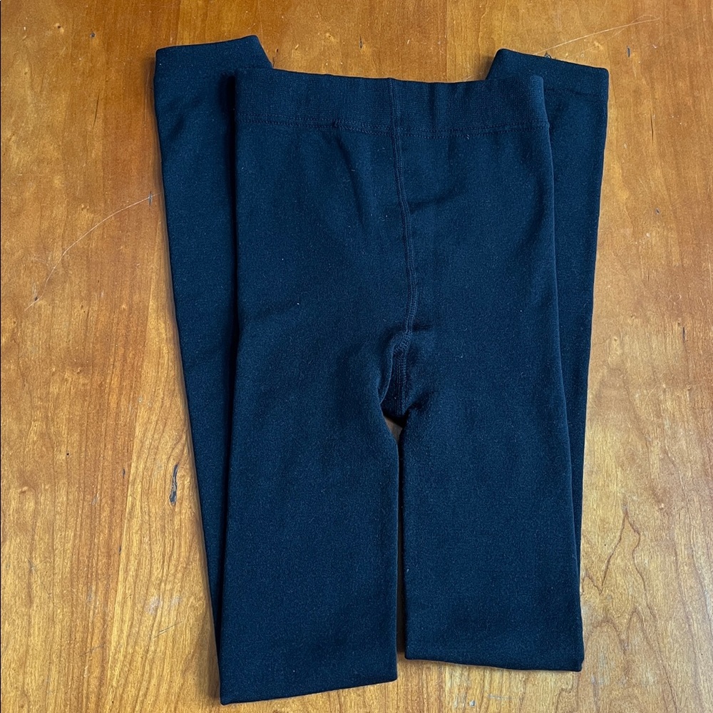 Laura Ashley Plush Fleece Lined Footless Legging in Black. Women’s M/L. - Picture 6 of 9